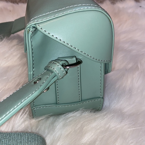 Charles & Keith Save Green Mini Crossbody Buckle Strap Bag - Picture 7 of 16